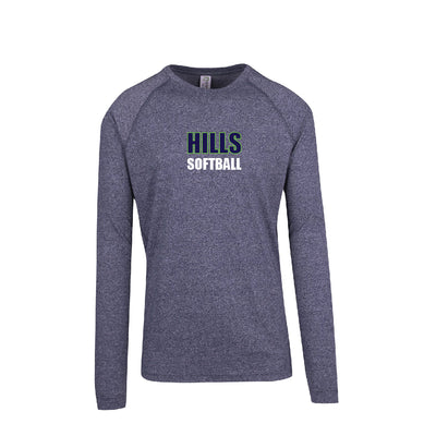 HILLS SOFTBALL ASSOCIATION LONG SLEEVE TEE