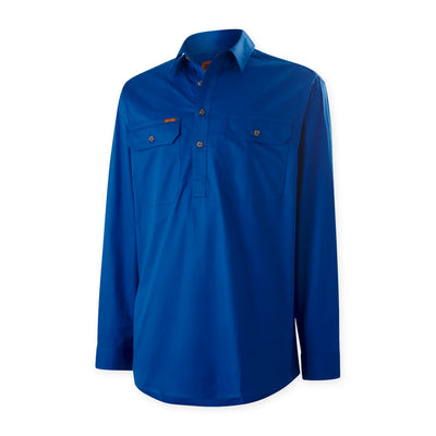 MUSTANG SIGNATURE MENS CLOSED FRONT WORK SHIRT