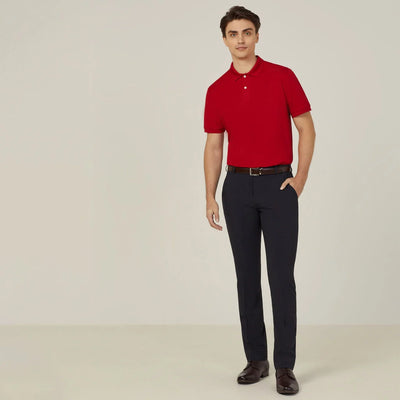 NNT MENS ANTIBACTERIAL POLYFACE SHORT SLEEVE POLO