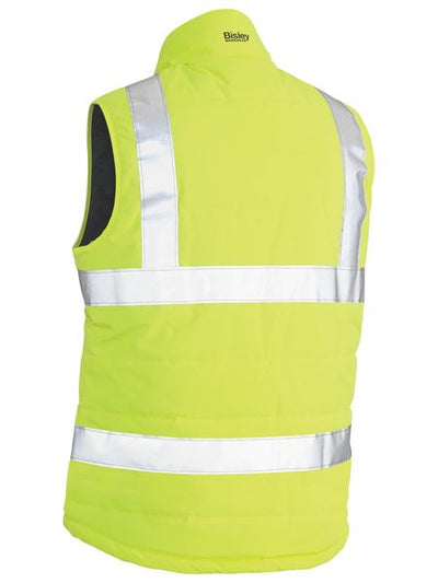 BISLEY TAPED HI VIS PUFFER VEST