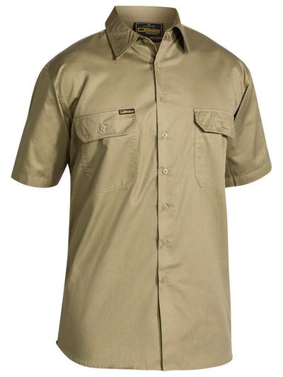 BISLEY COOL LIGHTWEIGHT DRILL SHIRT - SHORT SLEEVE