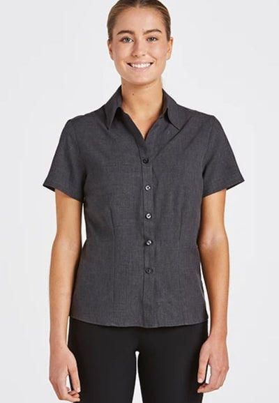 CORPORATE REFLECTION CLIMATE SMART SHORT SLEEVE SEMI-FIT BLOUSE