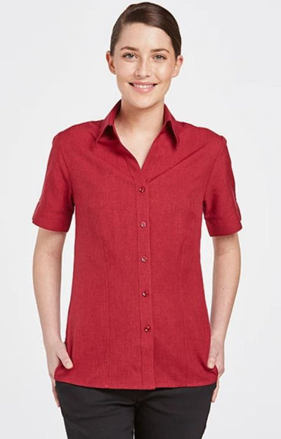 CORPORATE REFLECTION CLIMATE SMART SHORT SLEEVE OVER BLOUSE
