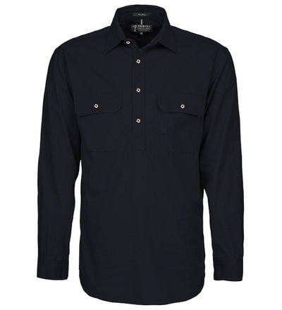 RITEMATE Mens Pilbara Closed Front L/S Shirt