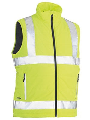 BISLEY TAPED HI VIS PUFFER VEST