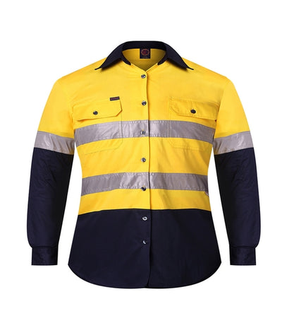 RITEMATE Kids 2 Tone Open Front Shirt with Tape