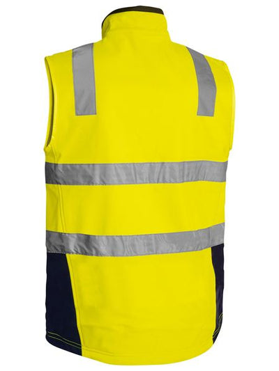 BISLEY TAPED HI VIS SOFT SHELL VEST