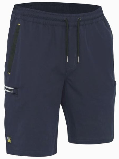 BISLEY FLX & MOVE™ 4-WAY STRETCH ELASTIC WAIST CARGO SHORT