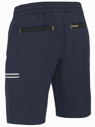 BISLEY FLX & MOVE™ 4-WAY STRETCH ELASTIC WAIST CARGO SHORT