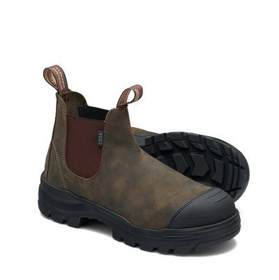 Blundstone Unisex Rotoflex Safety Boots (Brown)