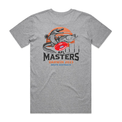 SA AFL MASTERS 2025 DARWIN TEE - GREY