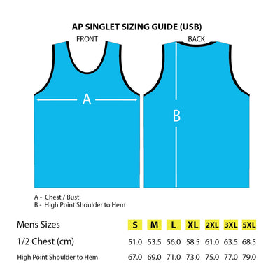 SA AFL MASTERS SUB SINGLET