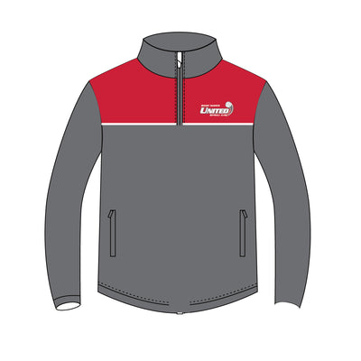 (PREORDER) Mt Barker United Netball 1/4 ZIP Fleece Jumper