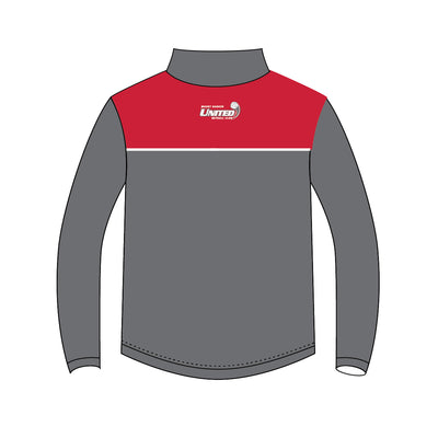 (PREORDER) Mt Barker United Netball 1/4 ZIP Fleece Jumper