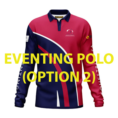 EQUESTRIAN SA INTERSCHOOL LONG SLEEVE POLO (EVENTING ONLY)