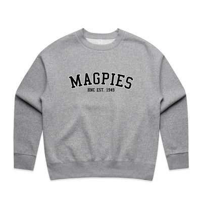 Hahndorf Netball Club Embroidered Grey Crew (WOMENS)