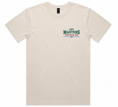 SA AFL MASTERS 2026 NEWCASTLE TEE - BONE