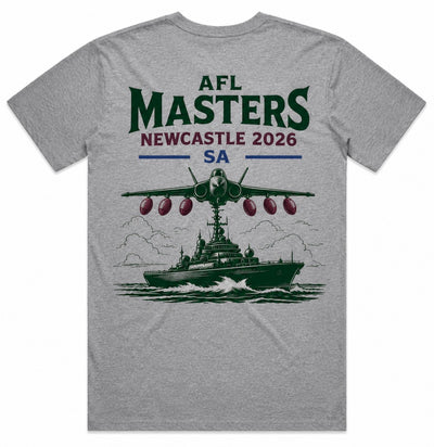 SA AFL MASTERS 2026 NEWCASTLE TEE - GREY