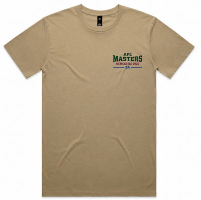 SA AFL MASTERS 2026 NEWCASTLE TEE - SAND