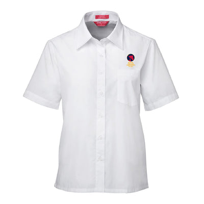 PCASA Pony Club Short Sleeve Dress Shirt (White)