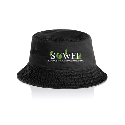 SOWFI Faded Bucket Hat (BLACK)