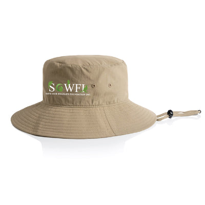 SOWFI Wide Brim Bucket Hat (Khaki)