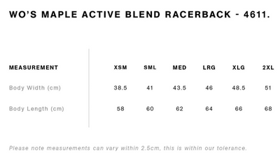 Acacia Logo Racerback