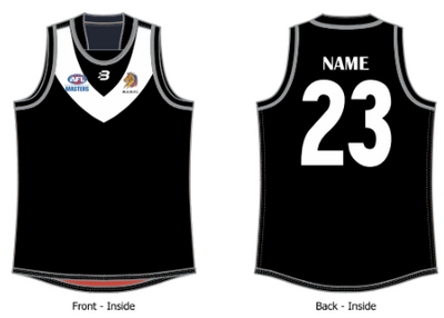 WEST BRUMBYS AFL MASTERS Reversible Guernsey