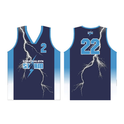 Strathalbyn Storm Basketball Reversible Playing Singlet
