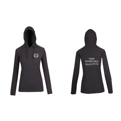 PNSLSC HOODED TEE DARKMARLE (LIGHT GREY PRINT) (STYLE: 5.1)