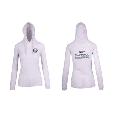 PNSLSC HOODED TEE SNOW (DARK GREY PRINT) (STYLE: 5.3)