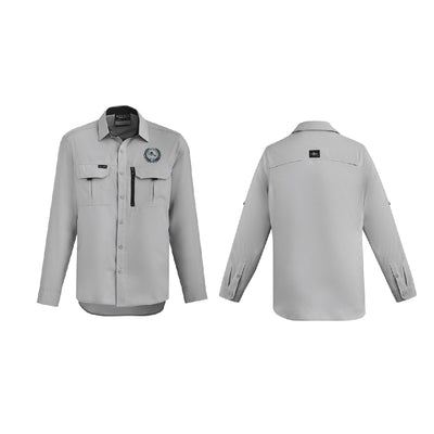 PNSLSC OUTDOOR LS SHIRT STONE (DARK GREY PRINT) (STYLE: 3.2)