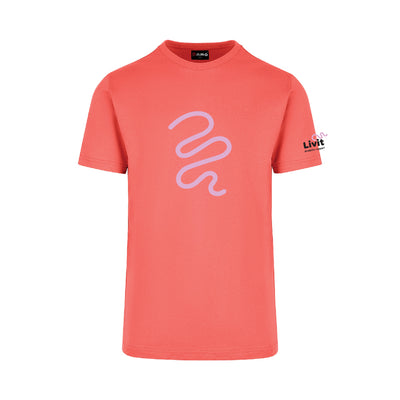 Livit Support Tee (Coral)