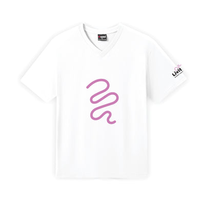 Livit Support Tee (White V Neck)