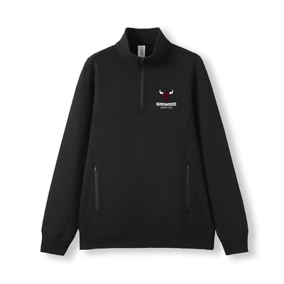 Birdwood Cricket Club 1/2 Zip Fleece BLACK