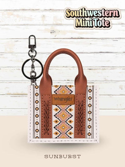WRANGLER - Southwestern Mini Fun Size Tote - Assorted Colours