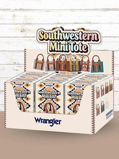 WRANGLER - Southwestern Mini Fun Size Tote - Assorted Colours