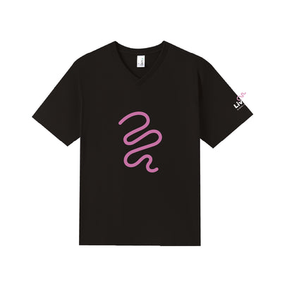 Livit Support Tee (Black V Neck)