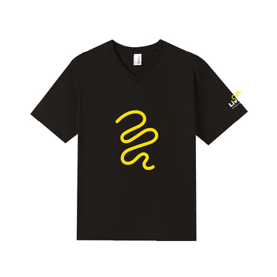 Livit Support Tee (Black V Neck)
