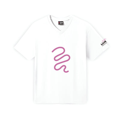 Livit Support Tee (White V Neck)