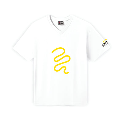 Livit Support Tee (White V Neck)
