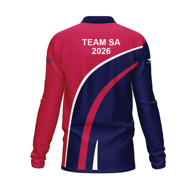 EQUESTRIAN SA INTERSCHOOL LONG SLEEVE POLO