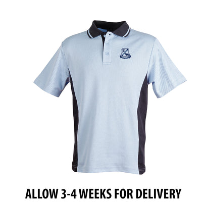 Tintinara Area School Polo - Sky/Navy