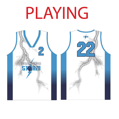 Strathalbyn Storm Basketball Reversible Playing Singlet