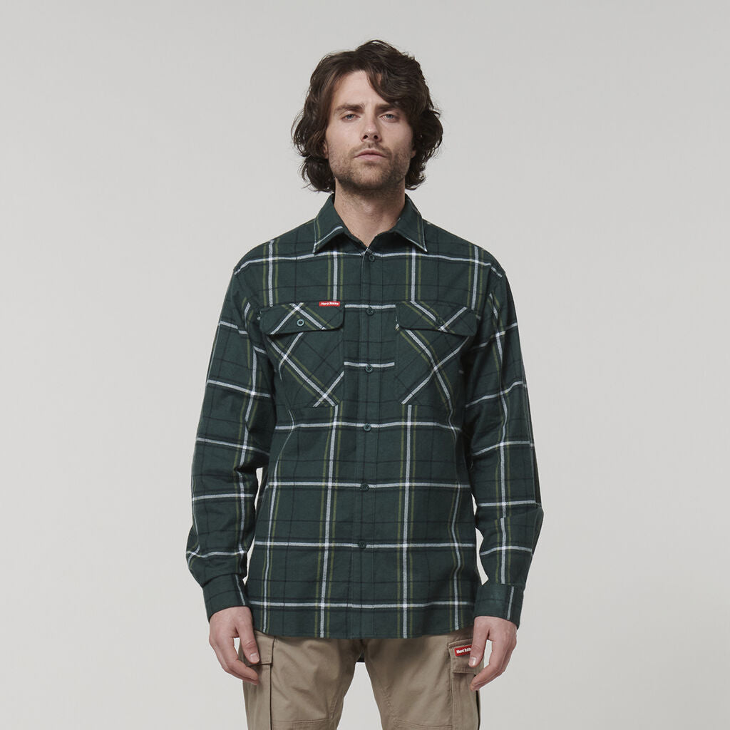 HARD YAKKA LONG SLEEVE CHECK FLANNEL