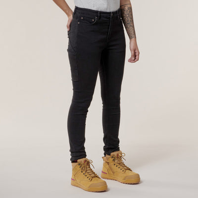 HARD YAKKA WOMEN'S HIGH WAISTED SLIM FIT JEGGING