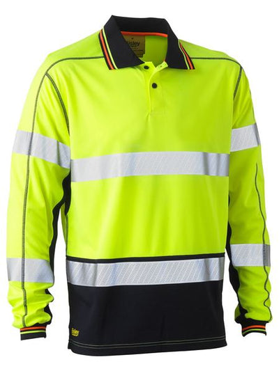 BISLEY TAPED TWO TONE HI VIS MESH POLO