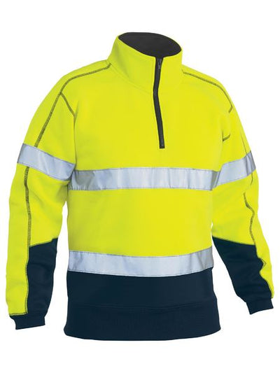 BISLEY TAPED HI VIS FLEECE PULLOVER