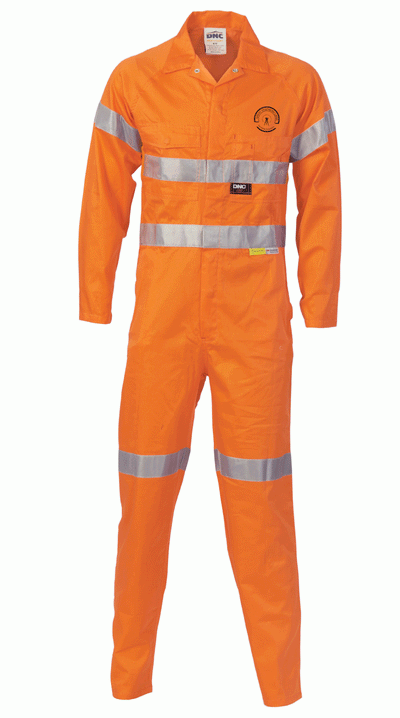 GSL SURVEY DNC ORANGE TAPED COVERALL (EMBROIDERED)