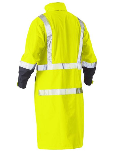 BISLEY HI-VIS LONG RAIN COAT